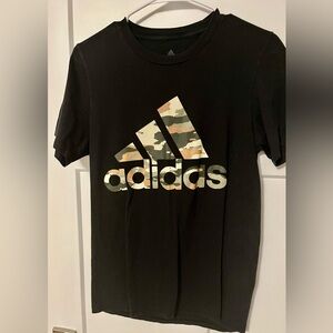 Adidas Men’s Black Camo Logo T-Shirt